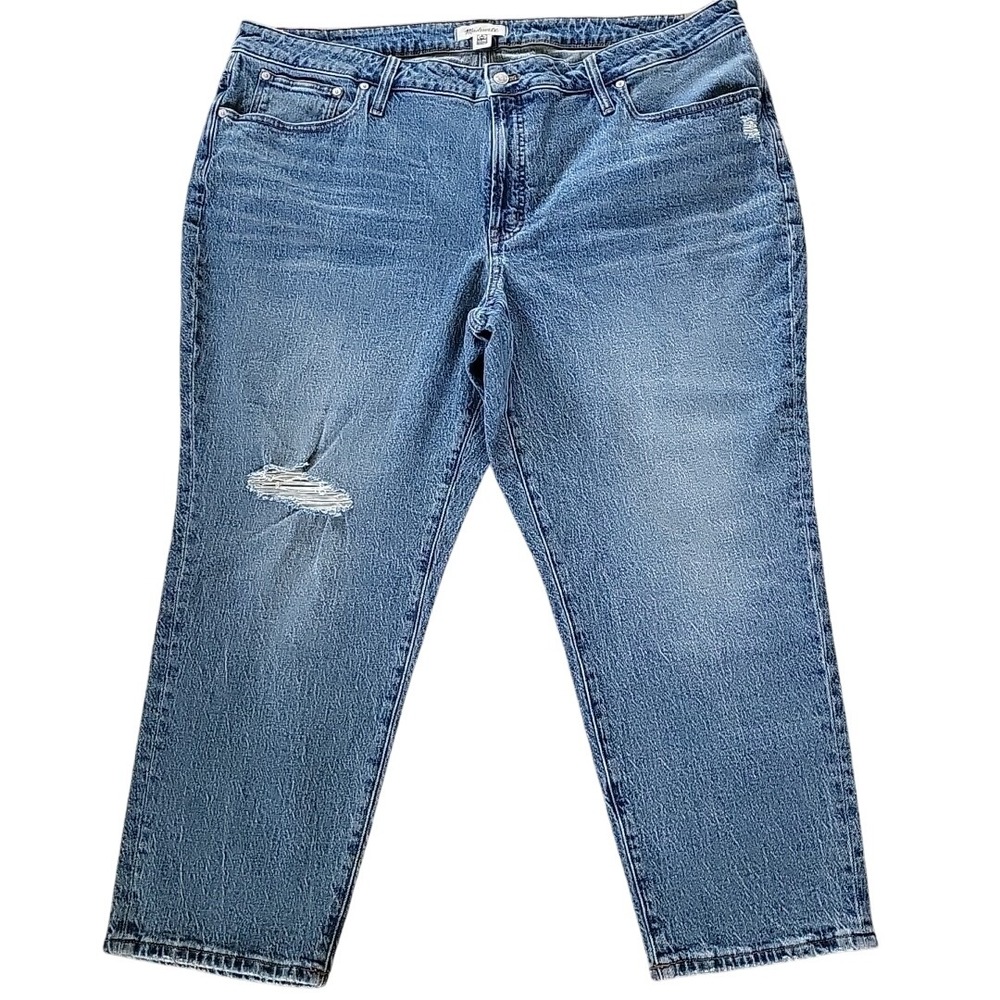 Madewell Women's 24 W Jeans‎ The Mid Rise Perfect Vintage Denim  Distressed NWT